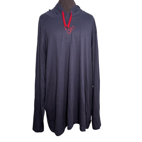 NWT NFL Nike On Field Apparel Houston Texans Mens Hooded Shirt - Picture 1 of 16